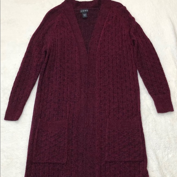 Maroon Cardigan - Picture 1 of 3